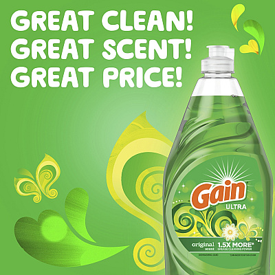 Gain Ultra Original Scent Dishwashing Liquid (PGC98110)
