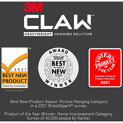 3M CLAW Drywall Picture Hanger (MMM3PHKITM10ES)