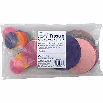Spectra Art Tissue Deluxe Bleeding Circles (PACP0058530)