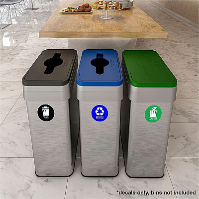 HLS Commercial Refuse Bin Icon Sticker (HLSKERCCOMP3)