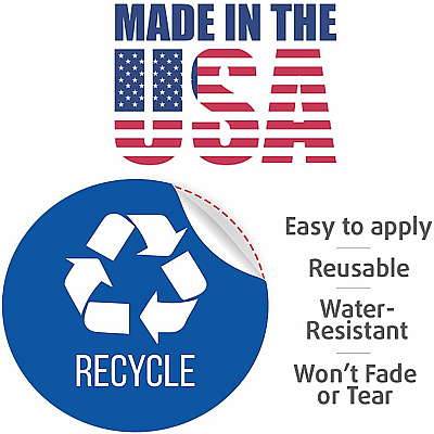 HLS Commercial Refuse Bin Icon Sticker (HLSKERCYCLE3)