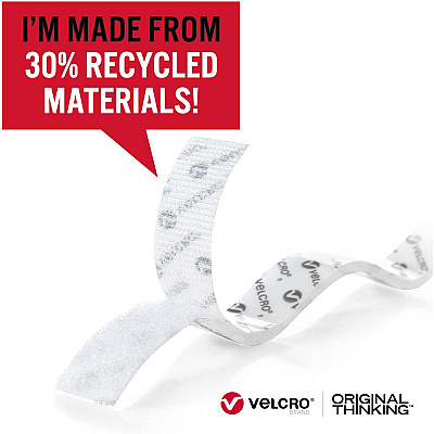 Velcro Eco Collection Adhesive Backed Tape (VEK30195)
