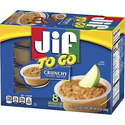Jif To Go Peanut Butter Cups - Chunky (SMU24130)