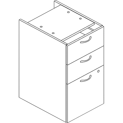 HON Mod HLPLPSBBF Pedestal (HONPLPSBBFLT1)