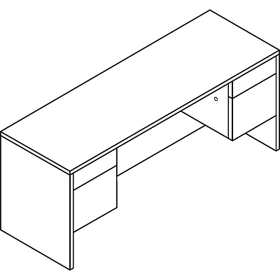 HON 10500 H10543 Credenza (HON10543LS1)