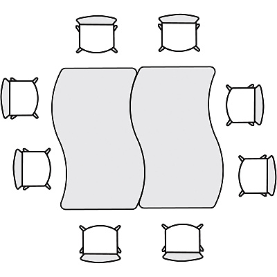 HON Build Series Ribbon Shape Tabletop (HONSW3054ENLM1K)