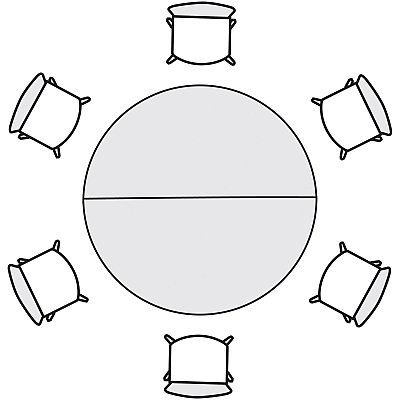 HON Build Series Half-round Tabletop (HONSH3060ENDK)