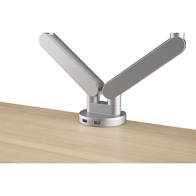 HON HBDMAUSB Mounting Arm for Monitor - Silver