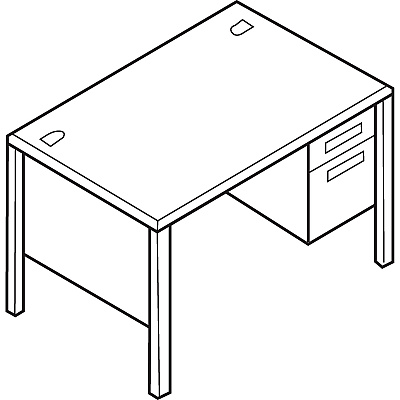 HON Metro Classic HP3251R Pedestal Desk (HONP3251RMOP)