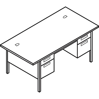 HON Metro Classic HP3276 Pedestal Desk (HONP3276MOP)