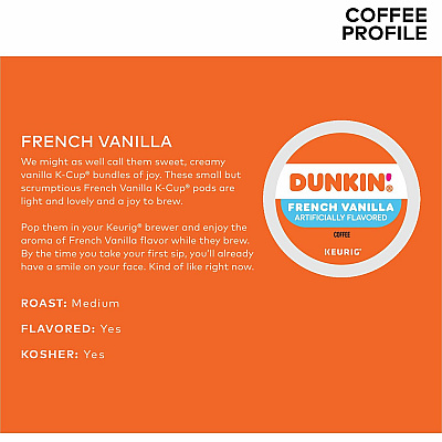 Dunkin Donuts Dunkin Donuts K-Cup French Vanilla Coffee (GMT1268)