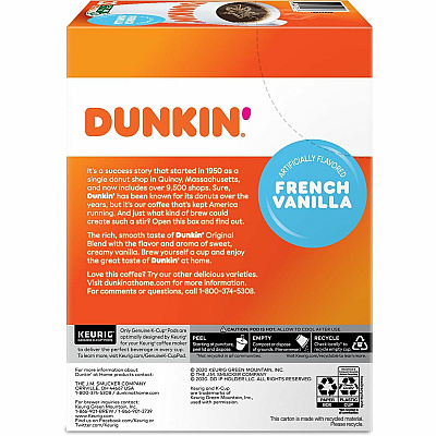 Dunkin Donuts Dunkin Donuts K-Cup French Vanilla Coffee (GMT1268)