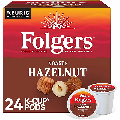 Folgers K-Cup Toasty Hazelnut Coffee (GMT7463)