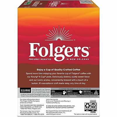 Folgers K-Cup Toasty Hazelnut Coffee (GMT7463)