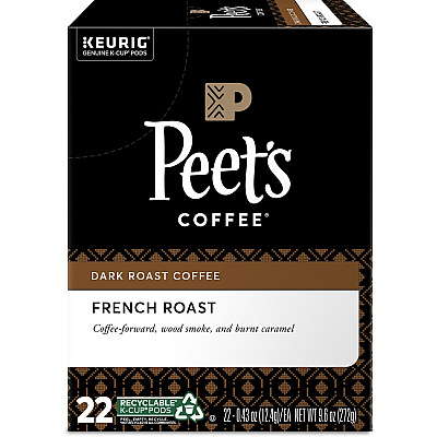 Peet's Coffee K-Cup French Roast Coffee (GMT2405)