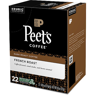 Peet's Coffee K-Cup French Roast Coffee (GMT2405)