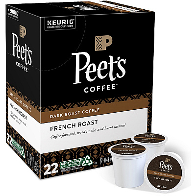 Peet's Coffee K-Cup French Roast Coffee (GMT2405)