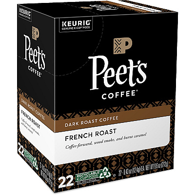 Peet's Coffee K-Cup French Roast Coffee (GMT2405)