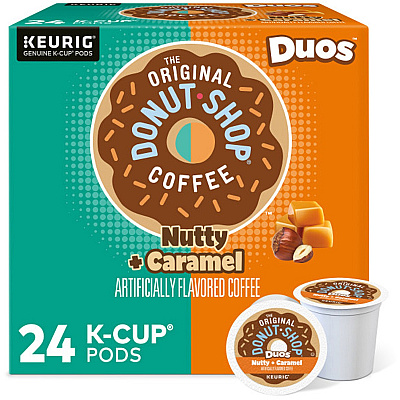 The Original Donut Shop K-Cup Duos Nutty + Caramel Coffee (GMT7476)