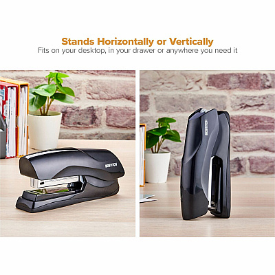 Bostitch Antimicrobial Flat Clinch Stapler (BOSB275RBLK)