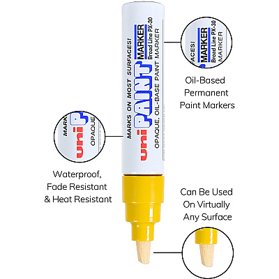 Uni Uni-Paint PX-30 Oil-Based Paint Marker (UBC63735)