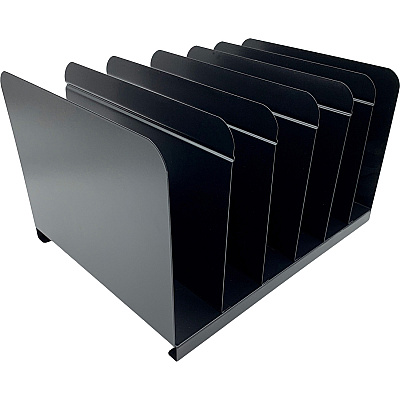 Huron 6-slot Vertical Book Rack (HURHASZ0164)