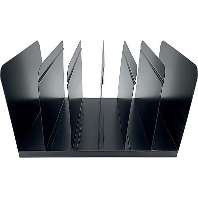 Huron 6-slot Vertical Book Rack (HURHASZ0164)