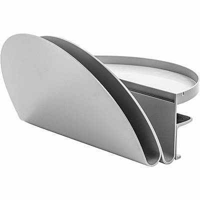 deflecto Standing Desk Desk File Organizer Grey (DEF400003)