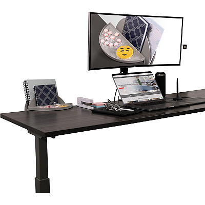deflecto Standing Desk Desk File Organizer Grey (DEF400003)