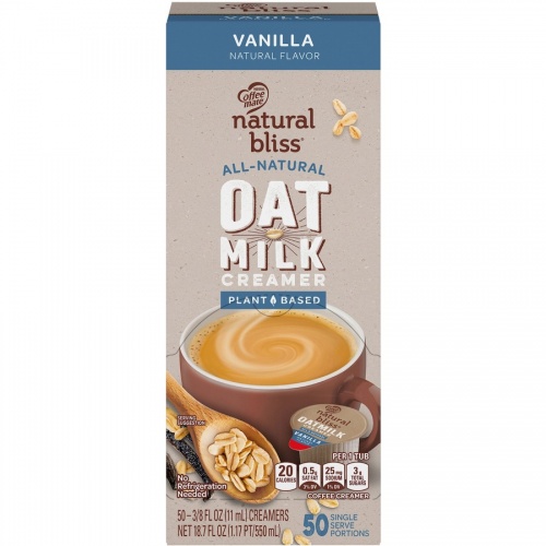 Coffee-mate Coffee-mate Natural Bliss Vanilla Oat Milk Liquid Creamer - Single-Serve Tubs (71748CT)