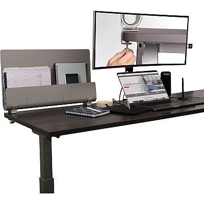 deflecto Standing Desk Privacy Panel Organizer (DEF400005)