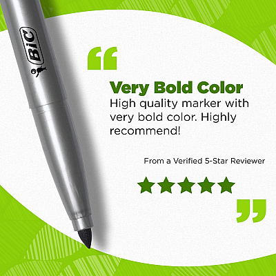 BIC Ecolutions Permanent Marker (BICPMER12AST)