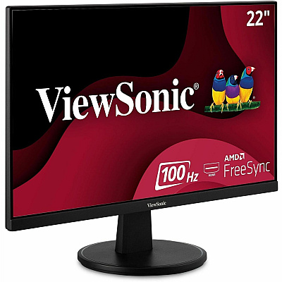 Viewsonic VA2247-MH 22 Inch Full HD 1080p Monitor with 100Hz, FreeSync, Ultra-Thin Bezel, Eye Care, HDMI, VGA Inputs for Home and Office