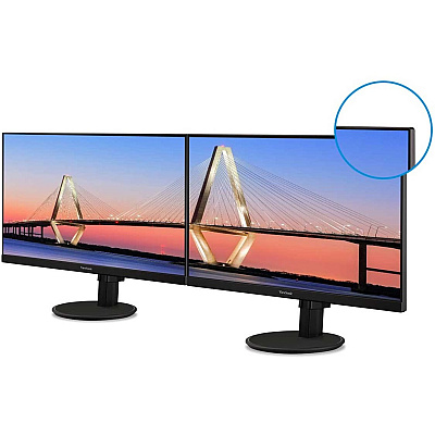 Viewsonic VA2247-MH 22 Inch Full HD 1080p Monitor with 100Hz, FreeSync, Ultra-Thin Bezel, Eye Care, HDMI, VGA Inputs for Home and Office