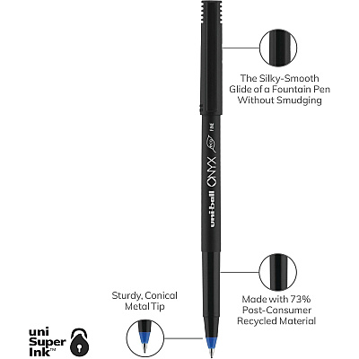 uniball Onyx Rollerball Pens (UBC2013568)