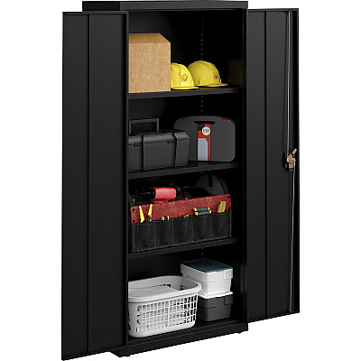Lorell Fortress Series Slimline Storage Cabinet (LLR69830BK)