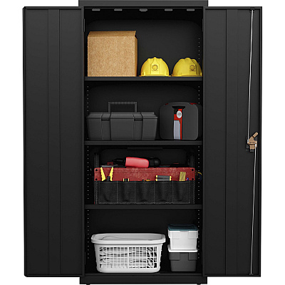 Lorell Fortress Series Slimline Storage Cabinet (LLR69830BK)