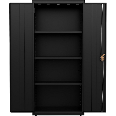Lorell Fortress Series Slimline Storage Cabinet (LLR69830BK)