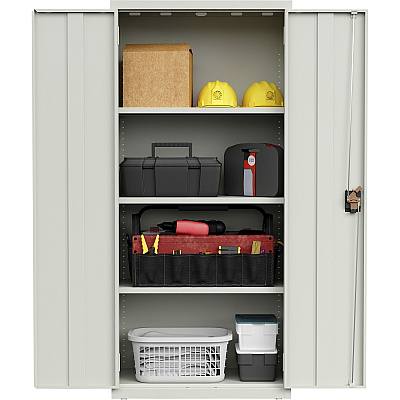 Lorell Fortress Series Slimline Storage Cabinet (LLR69830LGY)
