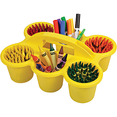 deflecto Antimicrobial Kids 6 Cup Caddy (DEF39509YEL)