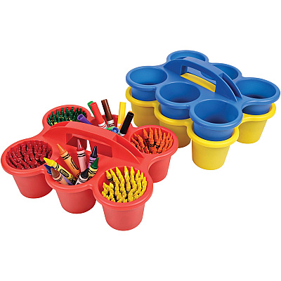 deflecto Antimicrobial Kids 6 Cup Caddy (DEF39509BLU)
