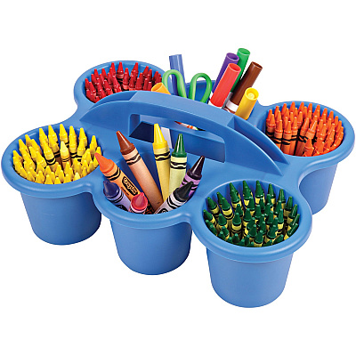 deflecto Antimicrobial Kids 6 Cup Caddy (DEF39509BLU)