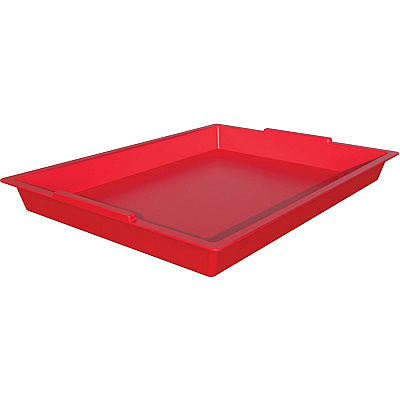 deflecto Antimicrobial Finger Paint Tray (DEF39507RED)
