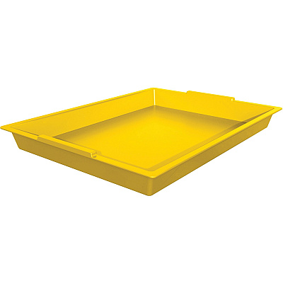 deflecto Antimicrobial Finger Paint Tray (DEF39507YEL)