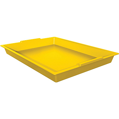 deflecto Antimicrobial Finger Paint Tray (DEF39507YEL)