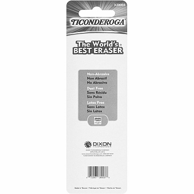 Ticonderoga Retractable Eraser Refills (DIXX38003)