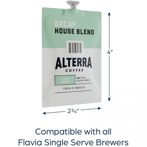 FLAVIA Freshpack Freshpack Alterra Decaf House Blend Coffee (48013)