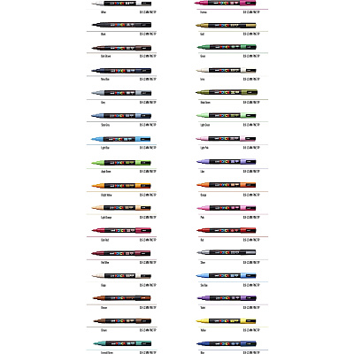 Uni Posca PC-3M Paint Markers (UBCPC3MBLACK)