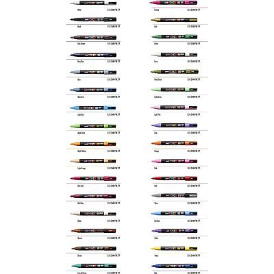 Uni Posca PC-3M Paint Markers (UBCPC3M8C)