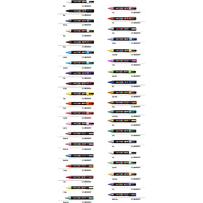 Uni Posca PC-5M Paint Markers (UBCPC5MBLACK)